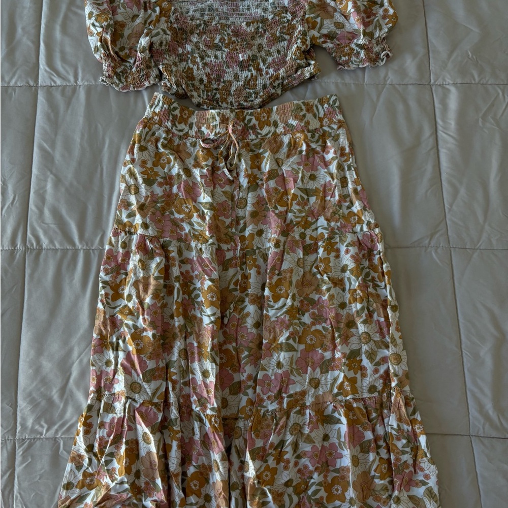 Petal & Pup Floral Two Piece Set